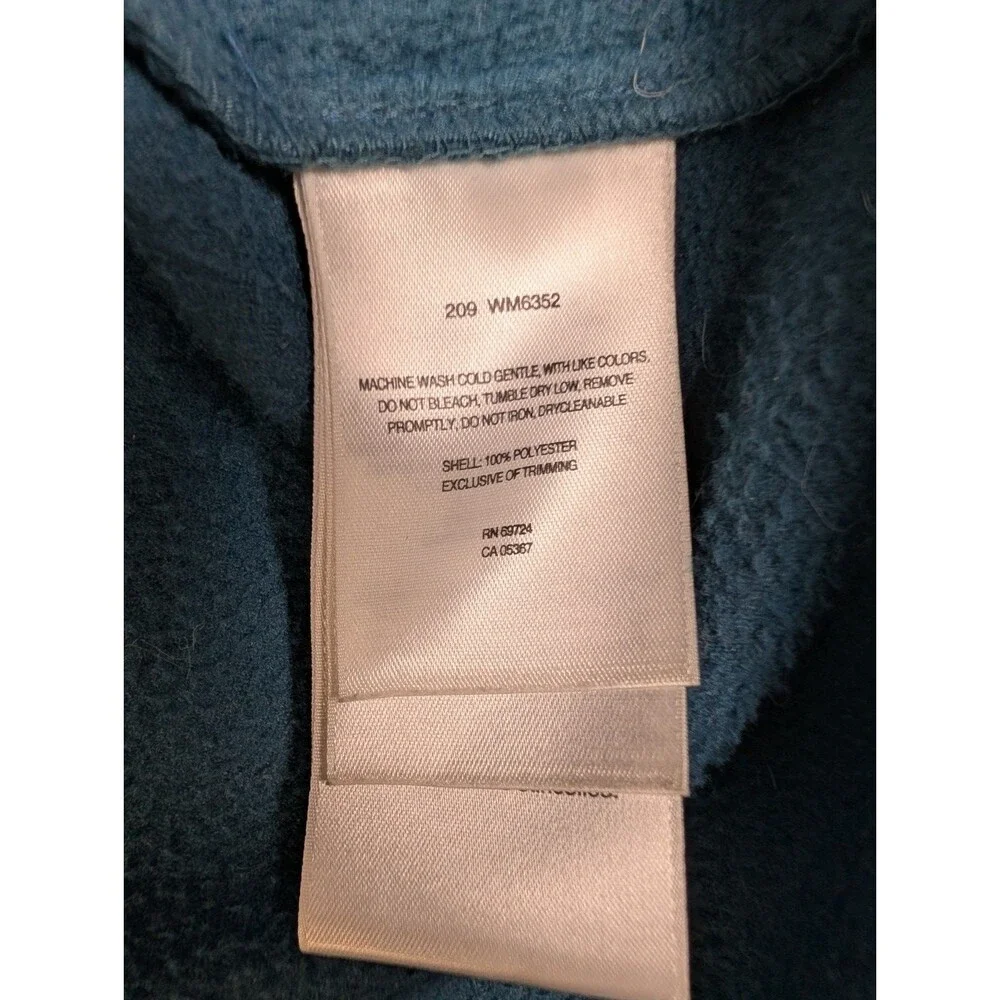 Columbia Men's Blue Quarter-Zip Fleece Pullover Outdoor Activewear Jacket Sz XL
